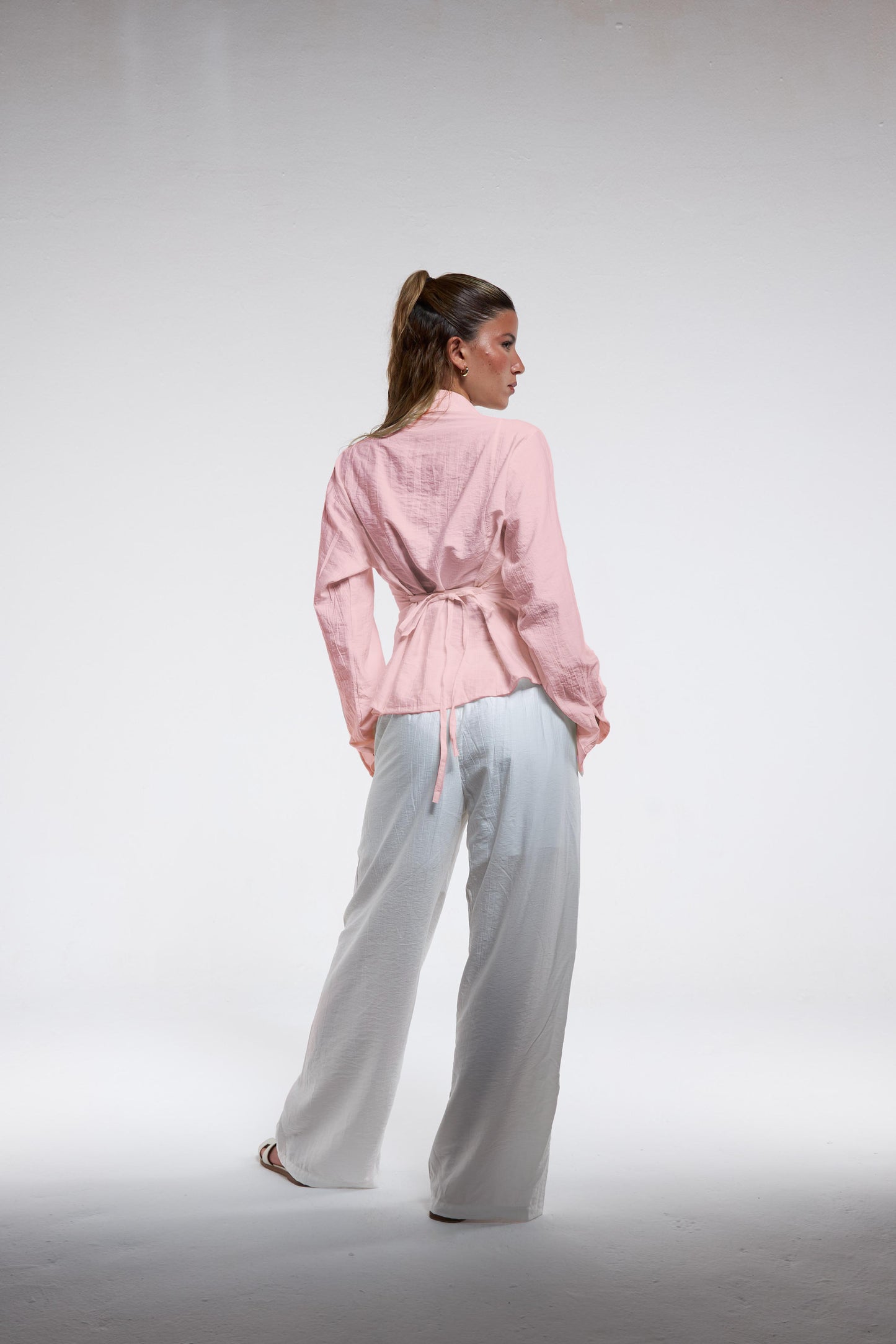 Sculpting chemise-baby pink