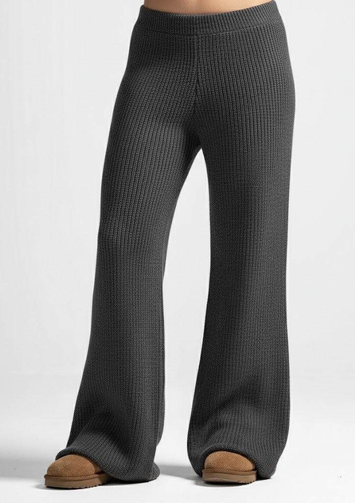 The cozy core pants-dark grey
