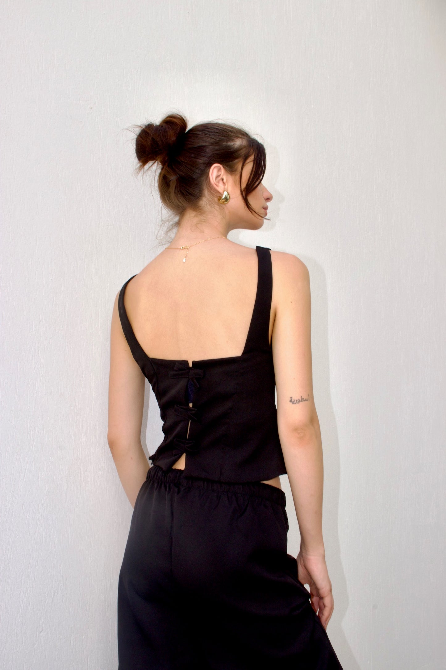 The trio bow set-black