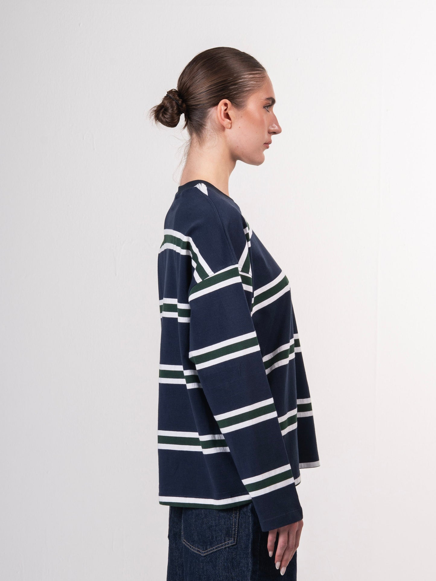 Long sleeve parallel tee-Mariner