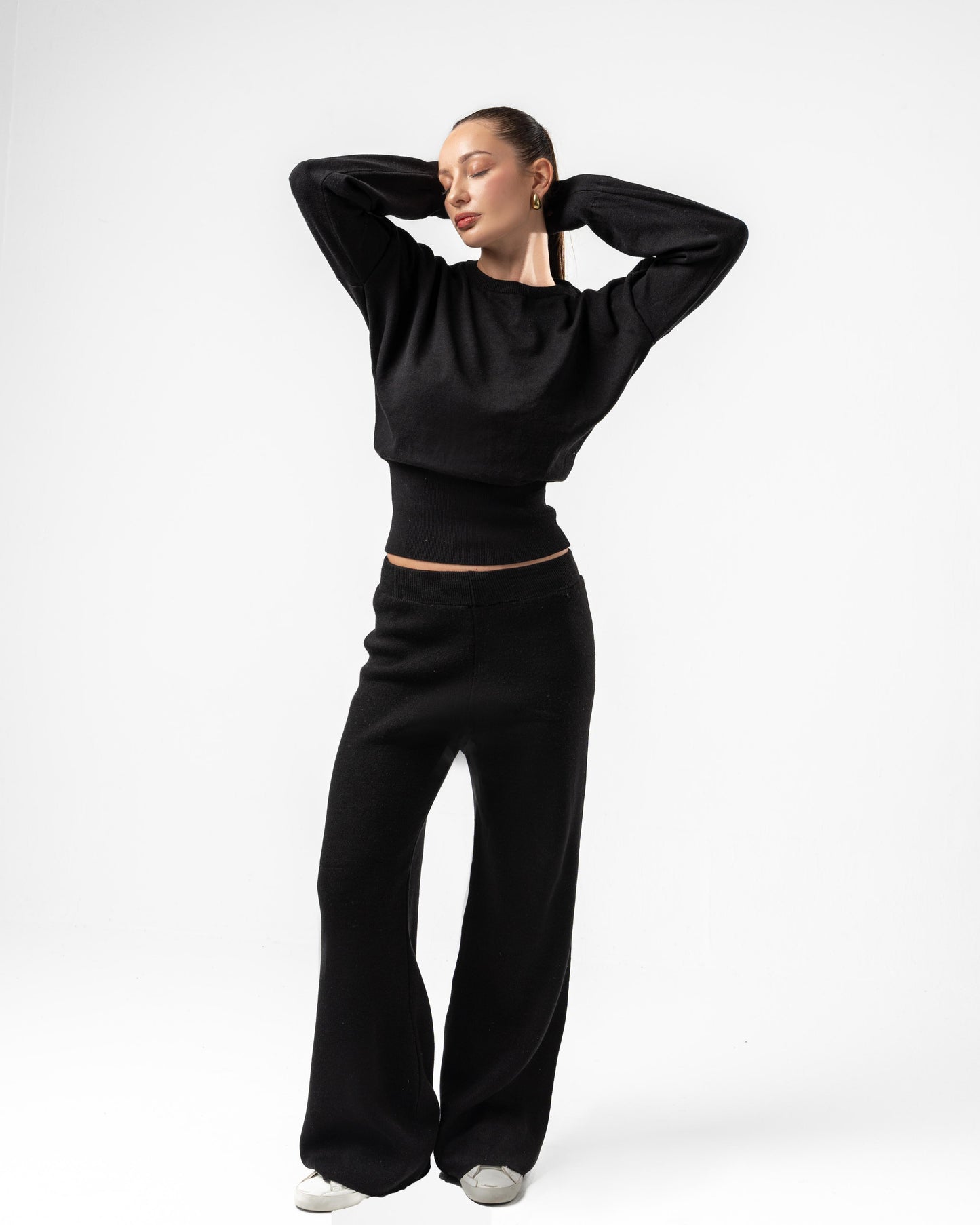 Knitted sculpting set -black