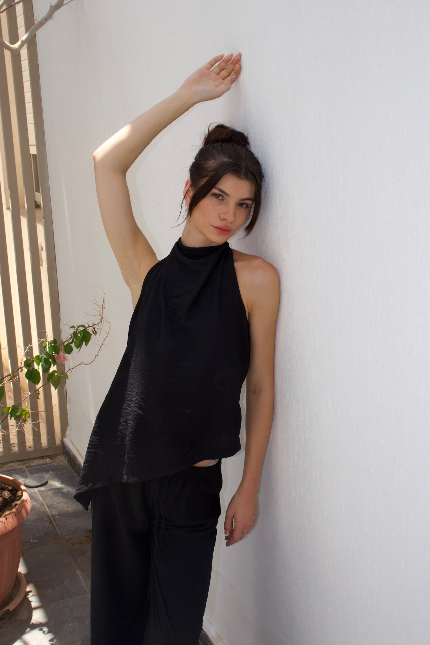 Halter top-black