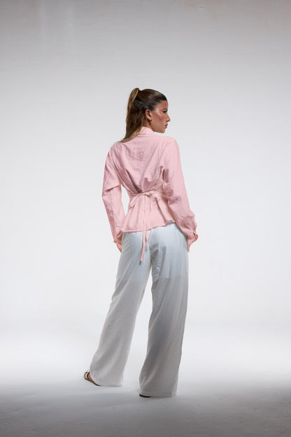 Sculpting chemise-baby pink