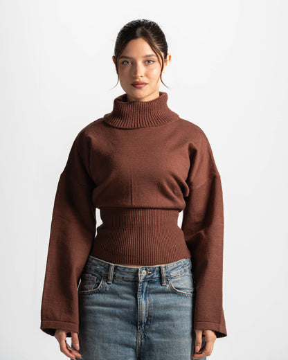 The highline sweater-brown
