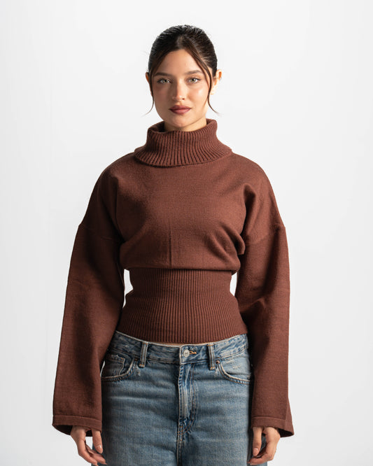 The highline sweater-brown