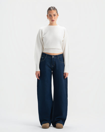 Low rise jeans- Navy