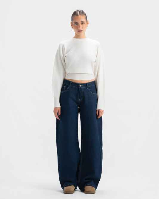 Low rise jeans- Navy