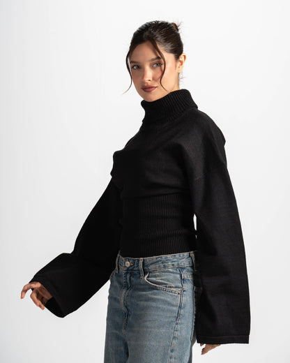 The highline sweater-black