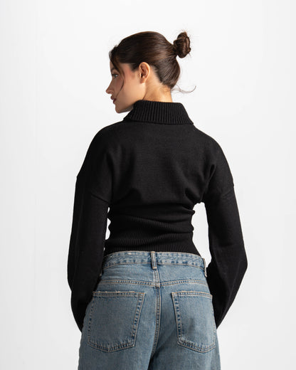 The highline sweater-black