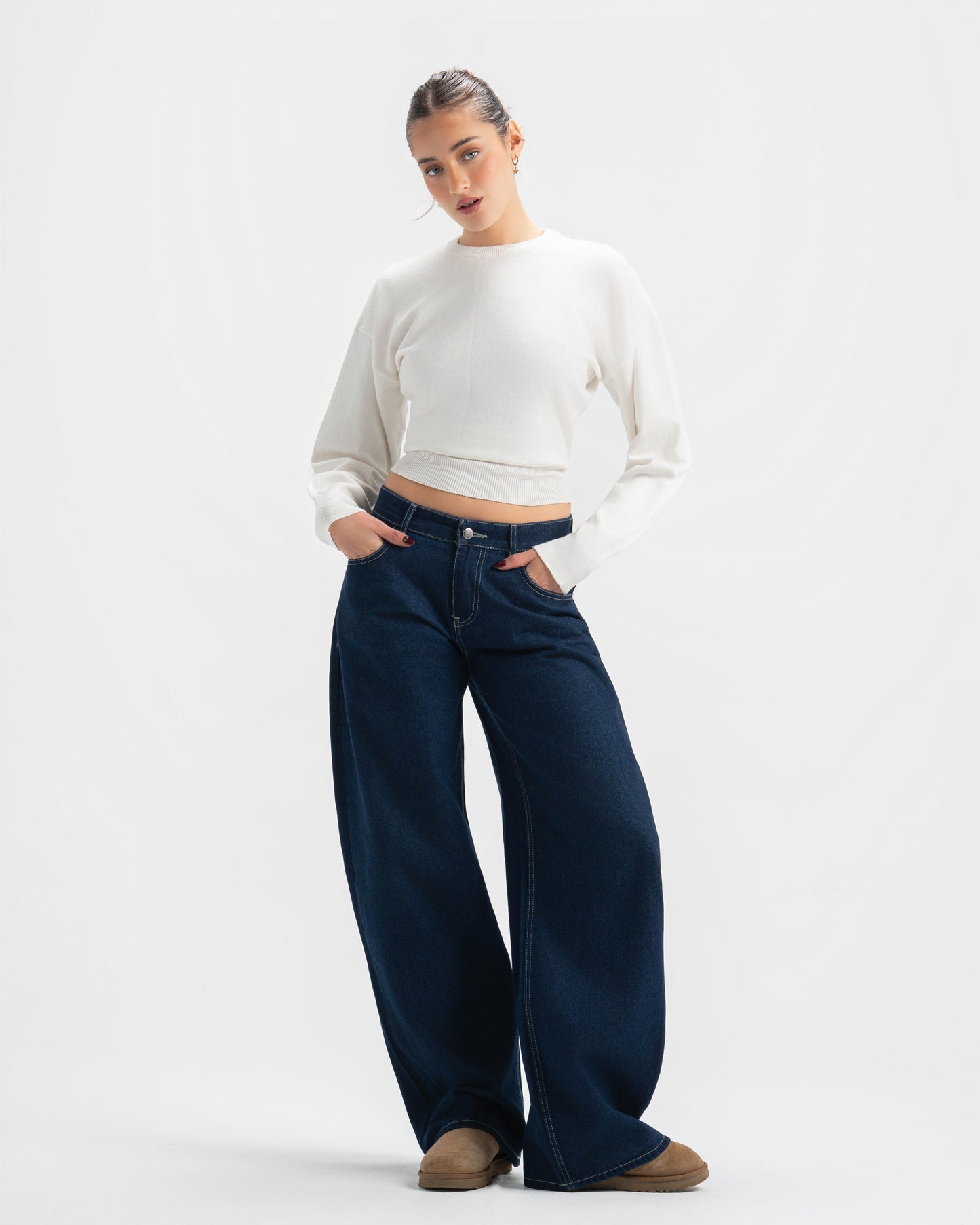 Low rise jeans- Navy