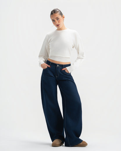 Low rise jeans- Navy