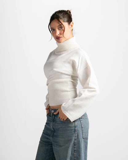 The highline sweater-white