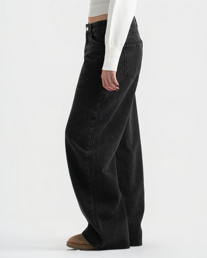 Low rise jeans- Black