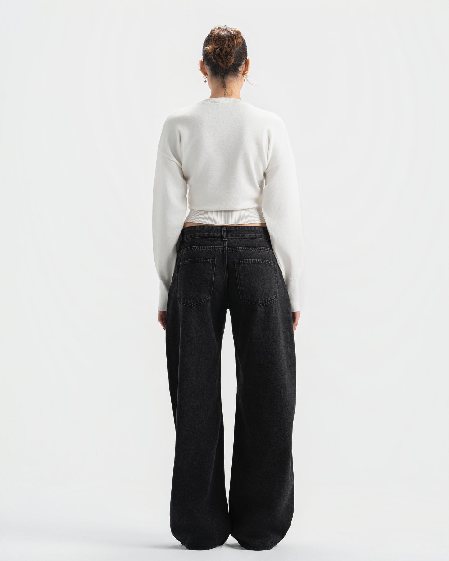 Low rise jeans- Black