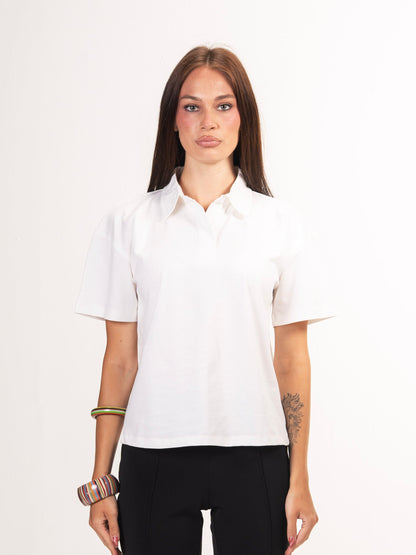 Polo parallel tee-Off white