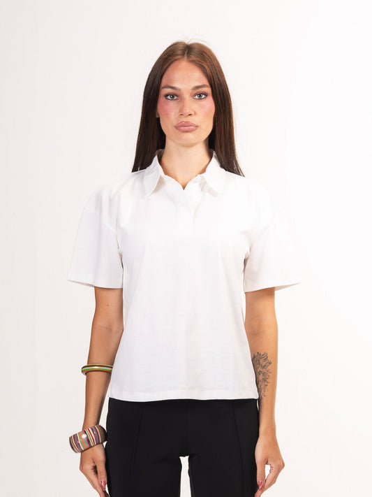 Polo parallel tee-Off white
