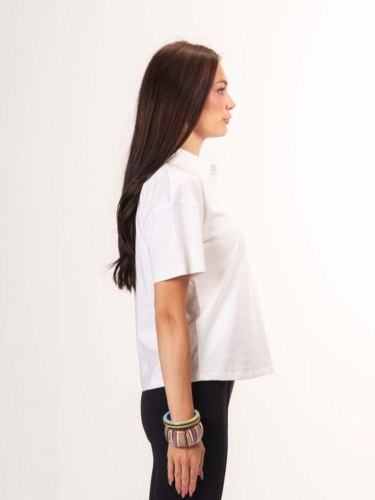 Polo parallel tee-Off white