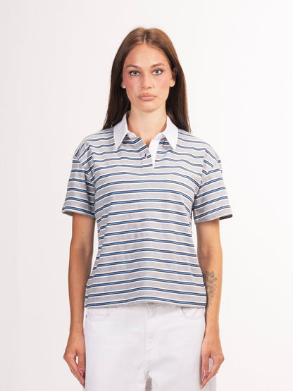 Polo parallel tee-Stone