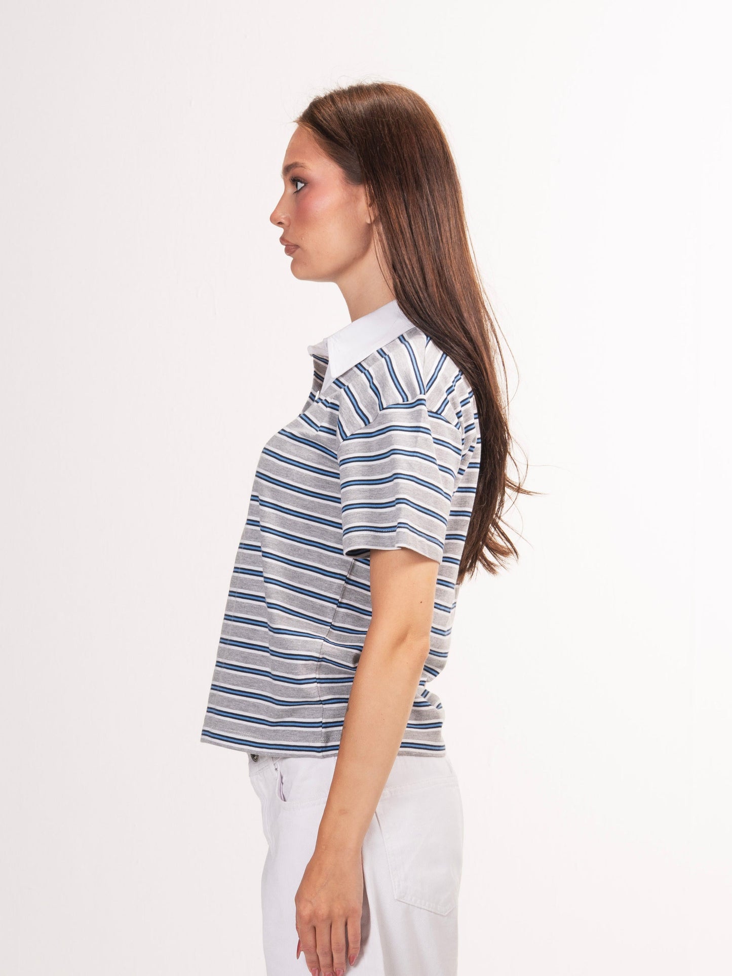 Polo parallel tee-Stone