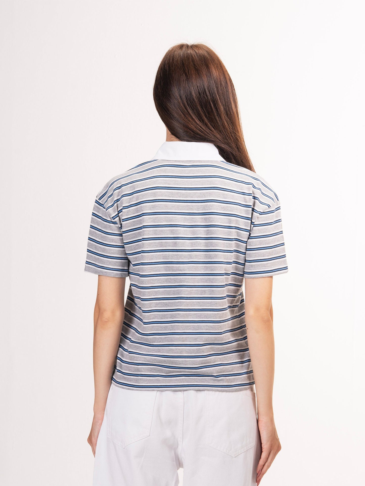 Polo parallel tee-Stone
