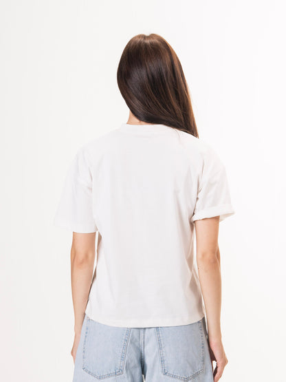 Parallel tee-Off white