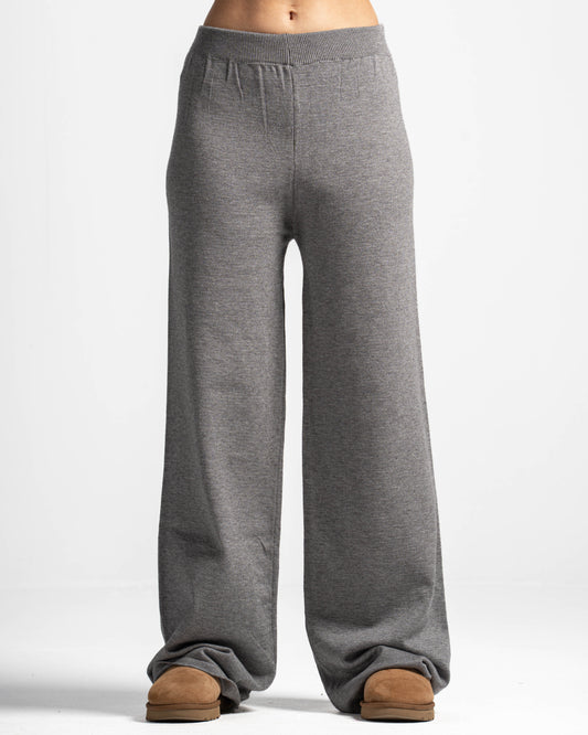 The sculpting knit pant-grey