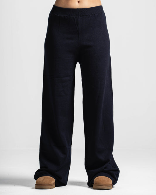 The sculpting knit pants-navy