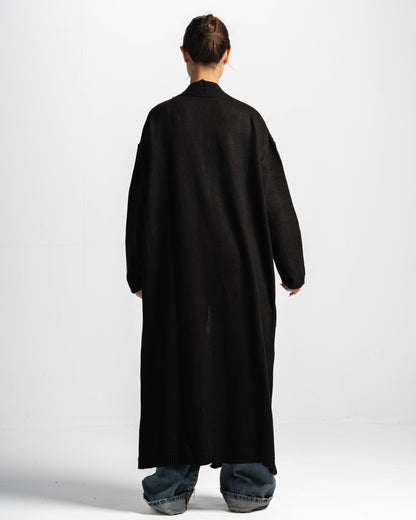 Soft knit cardigan-black