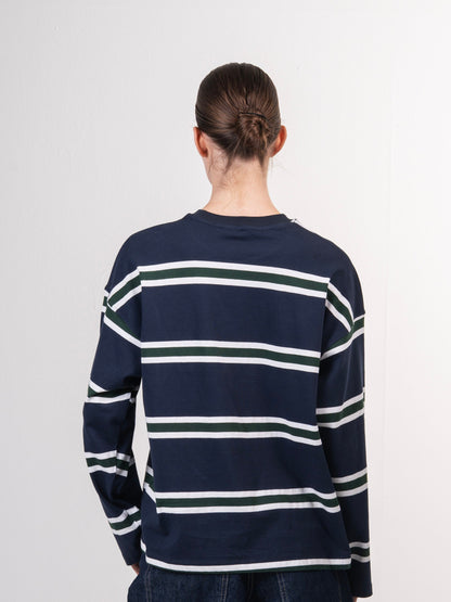 Long sleeve parallel tee-Mariner