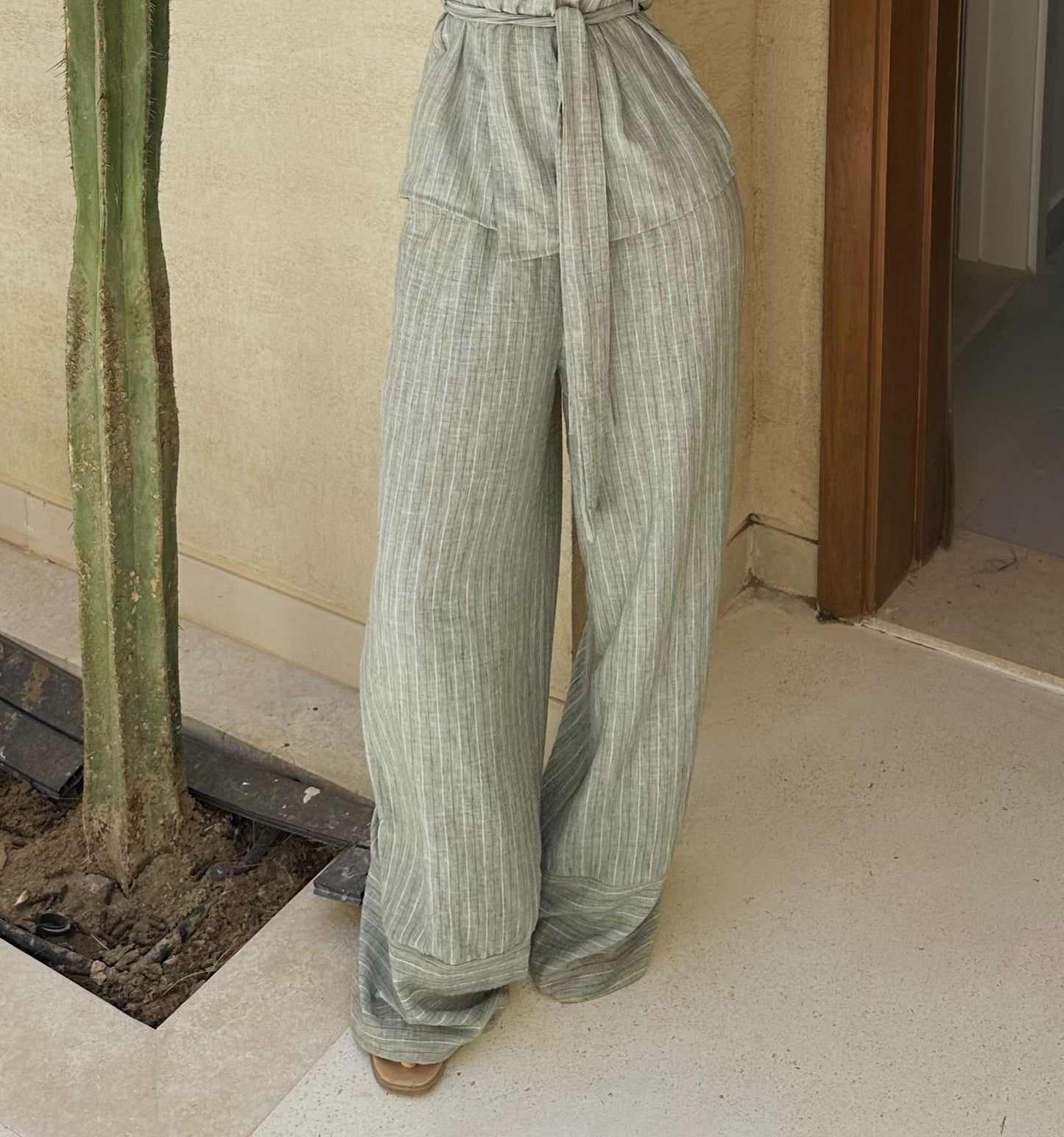 The Coastal Pants-Matcha